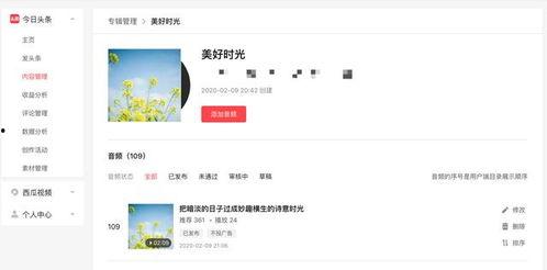 今日头条的音频怎样申请,揭秘音频背后的故事——深度解析今日头条热门音频内容