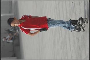 明星轮滑图片,动感十足，魅力四溢