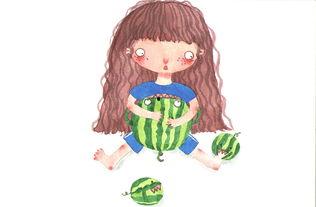 夏日专属吃瓜情头,情侣甜蜜吃瓜情头秀甜蜜瞬间